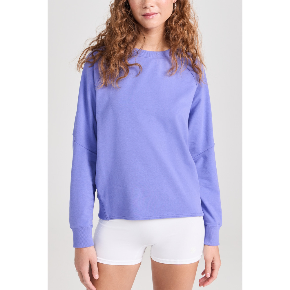 On 'Movement' Blue Crewneck Long Sleeve Sweatshirt Size M